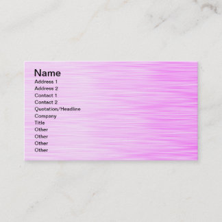 Elegant Pink Business Card