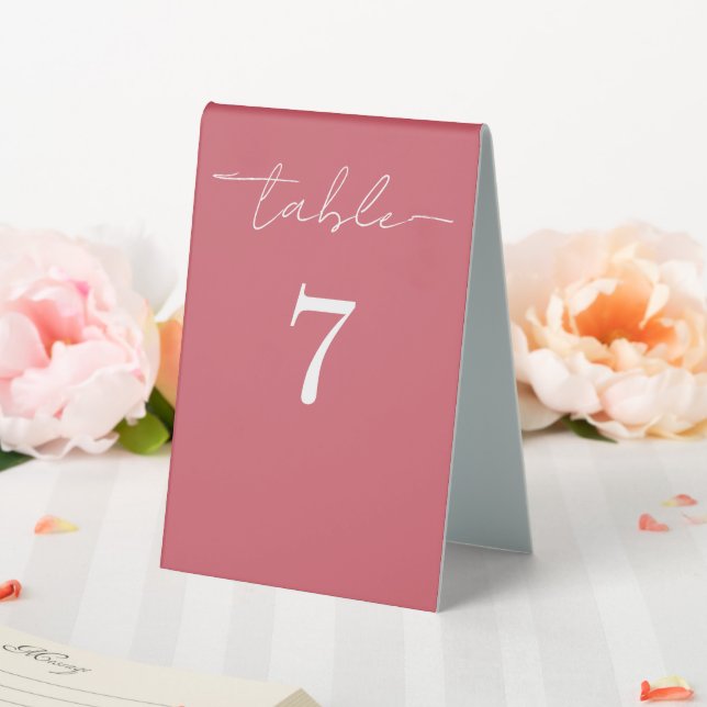 Elegant Pink Calligraphy (In SItu (Wedding))