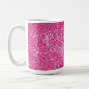 Elegant pink candy marble texture abstract modern coffee mug