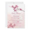 Elegant Pink Cherry Blossom Floral Baby Shower