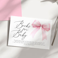Elegant Pink Coquette Bow Books for Baby Girl