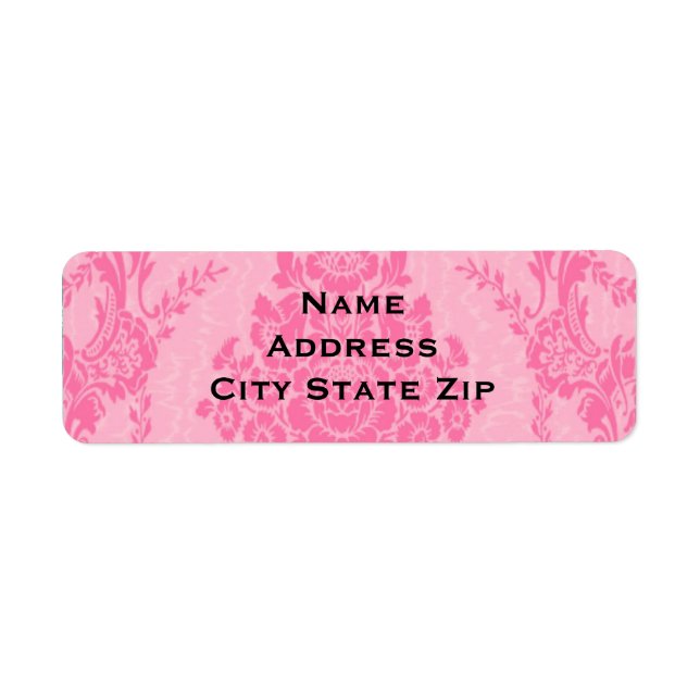 Elegant pink damask (Front)