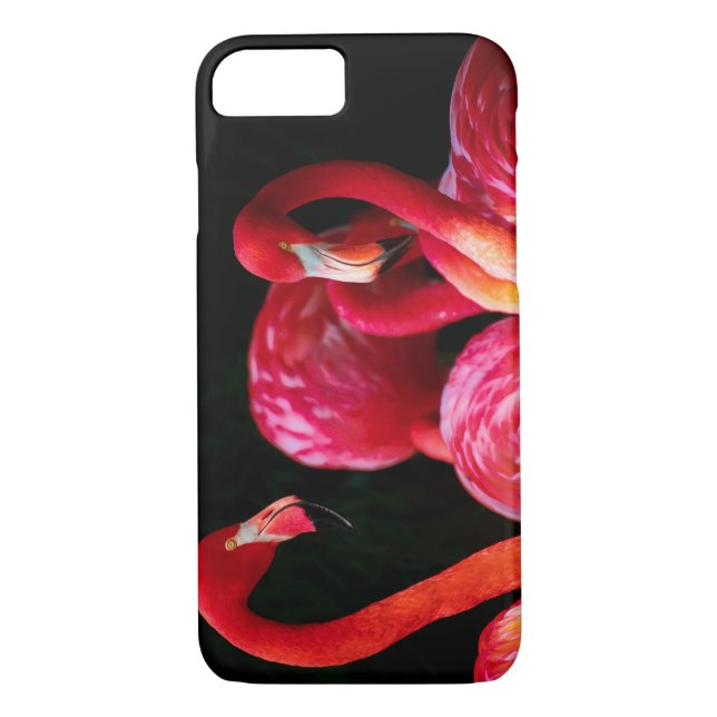Elegant pink flamingo Case-Mate iPhone case (Back)