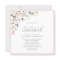 Elegant Pink Floral Bridal Luncheon Invitation
