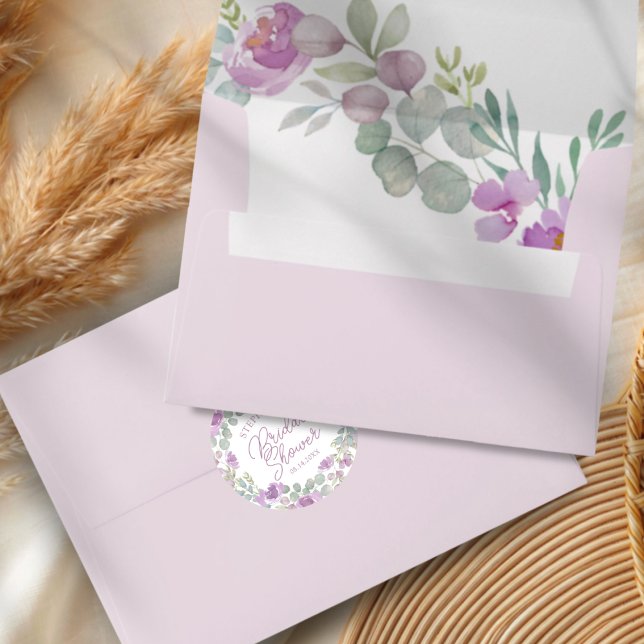 Elegant Pink Floral Bridal Shower Envelope (Creator Uploaded)