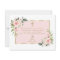 Elegant Pink Floral Gold Cross Boy Confirmation