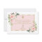 Elegant Pink Floral Gold Cross Boy Confirmation