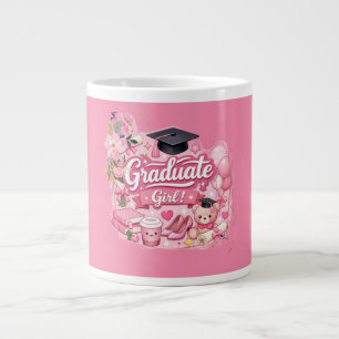 Elegant Pink Floral Graduation Party mug