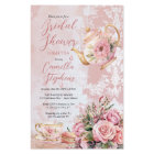Elegant Pink Floral High Tea Bridal Shower
