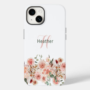 Elegant Pink Floral iPhone / iPad case