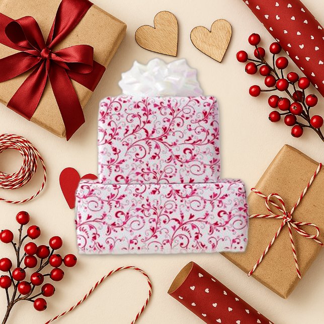 Elegant Pink Floral Pastel Bloom Wrapping Paper (Creator Uploaded)