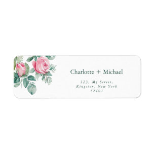Elegant Pink Floral Roses