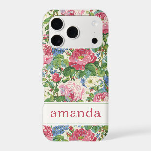 Elegant Pink Floral Watercolor Personalised