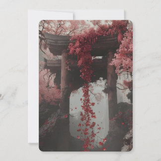 Elegant Pink Floral Wedding Invitation – Botanical