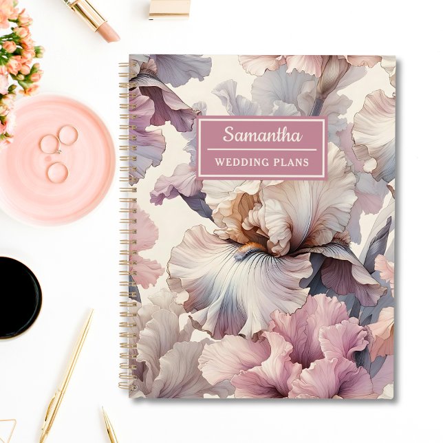 Elegant Pink Floral Wedding Planing Personalised Planner (Creator Uploaded)