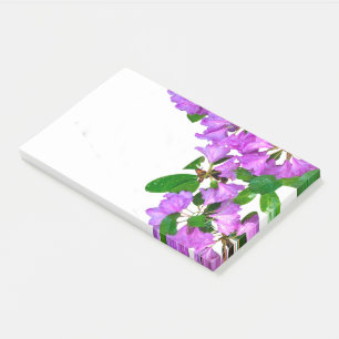 Elegant pink florals pink azaleas pink flowers post-it notes