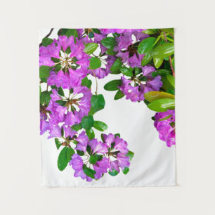 Elegant pink florals pink azaleas pink flowers tapestry