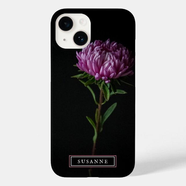Elegant Pink Flower iPhone Case (Back)