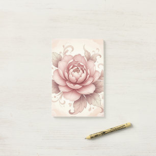 Elegant Pink Flower -- Spring Floral  Post-it Notes