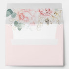 Elegant Pink Flowers and Greenery Pastel Tones