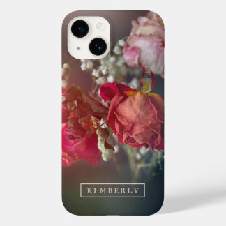 Elegant Pink Flowers Custom iPhone Case