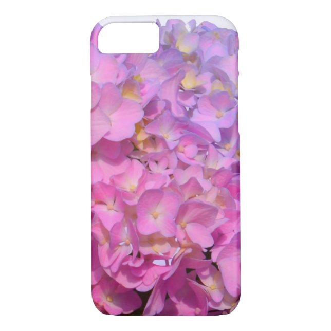 Elegant pink flowers pink hydraeas Case-Mate iPhone case (Back)