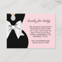 Elegant Pink Glam Tiffany Books for Baby Shower