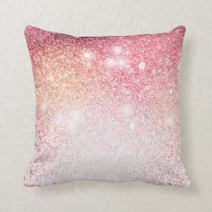 Elegant Pink Glitter Cushion