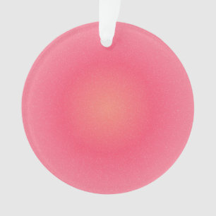 Elegant Pink Glow Acrylic Ornament