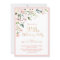 Elegant Pink & Gold Floral Woman's 95th Birthday