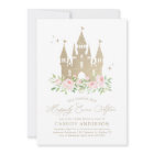 Elegant Pink Gold Princess Bridal Shower