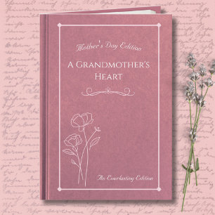 Elegant Pink Grandmother Mother’s Day Storybook Card