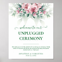 Elegant Pink Greenarry Modern Wedding