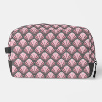 Elegant Pink Grey Art Deco Vintage Pattern