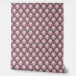 Elegant Pink Grey Art Deco Vintage Pattern Wallpaper<br><div class="desc">Bring timeless style to your space with this elegant pink grey art deco vintage pattern. Featuring a chic geometric deco design in pink and grey tones, this wallpaper adds a polished, sophisticated look to any room. It is a beautiful choice for anyone who loves vintage-inspired interiors, statement walls, and classic...</div>