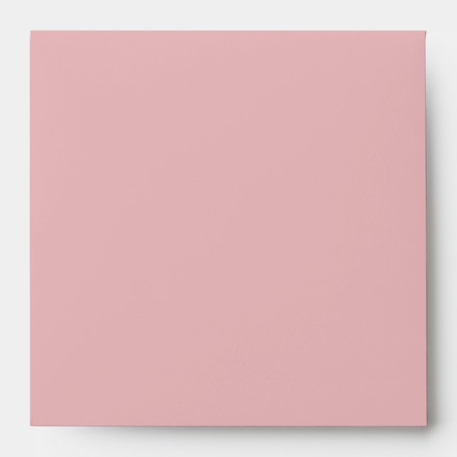 Elegant Pink Grey Linen Envelopes (Front)