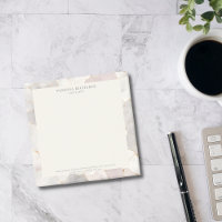 Elegant Pink & Grey Marble Notary Public Logo