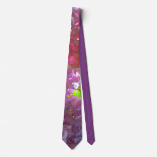 Elegant Pink Hydrangeas, pink flowers pink flowers Tie