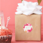 Elegant Pink Magnolia Watercolor Floral 