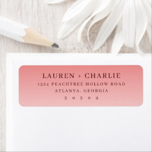 Elegant Pink Minimalist Invitation