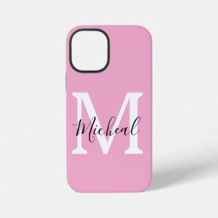 Elegant Pink Name Personalised iPhone 12 Mini Case