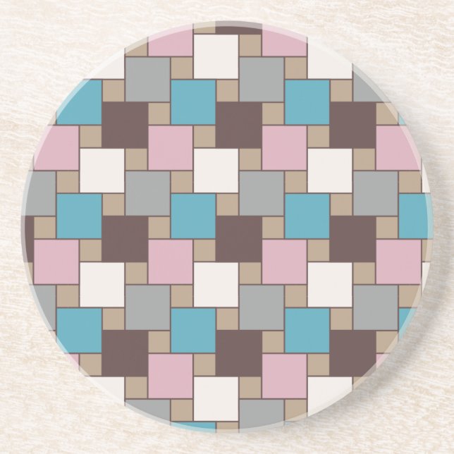 Elegant Pink Nectar Coaster (Front)