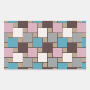 Elegant Pink Nectar Rectangular Sticker