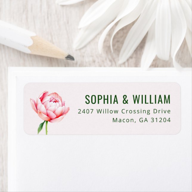 Elegant Pink Peony Floral (Insitu)