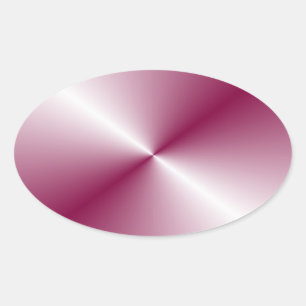 Elegant Pink Purple Colour Custom Blank Template Oval Sticker