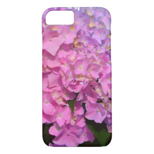 Elegant pink purple florals hydrangeas iPhone 8/7 case