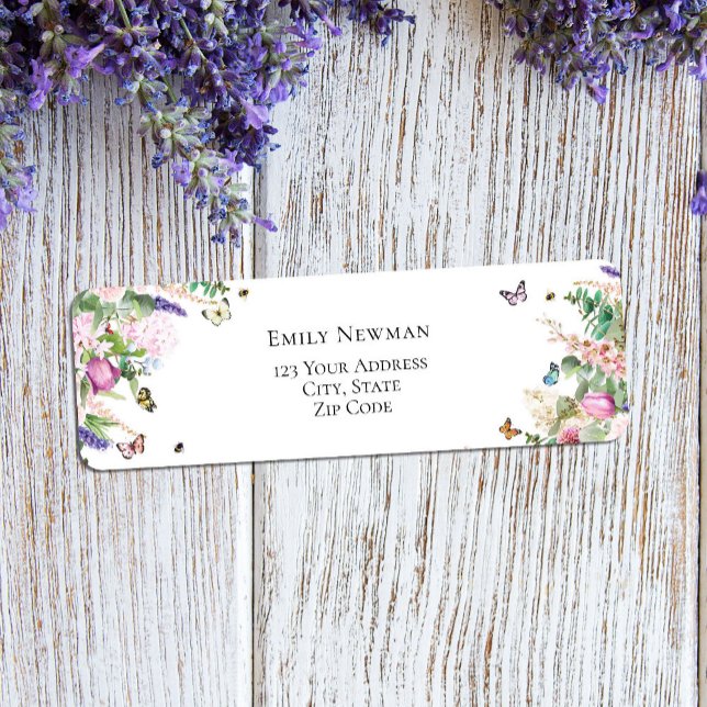 Elegant Pink Purple Flowers & Butterflies (Creator Uploaded)