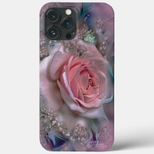 Elegant Pink Rose Case-Mate iPhone Case