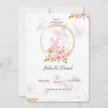 Elegant Pink Rose Floral Watercolor Painting