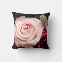 Elegant Pink Rose Flower Floral Design